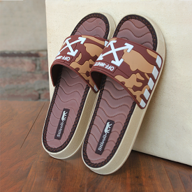 Men's Brown Soft Slippers