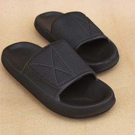 Men's Brown Soft Slippers