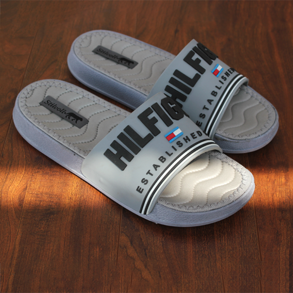 Men's Grey Soft Slippers