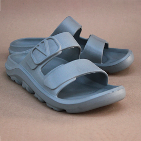 Men's Grey Soft Slippers