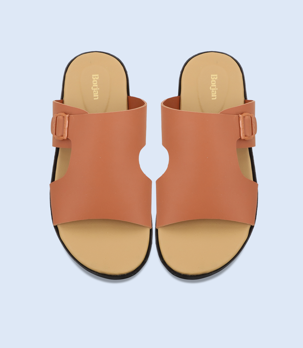 Men's Tan Casual Slipper