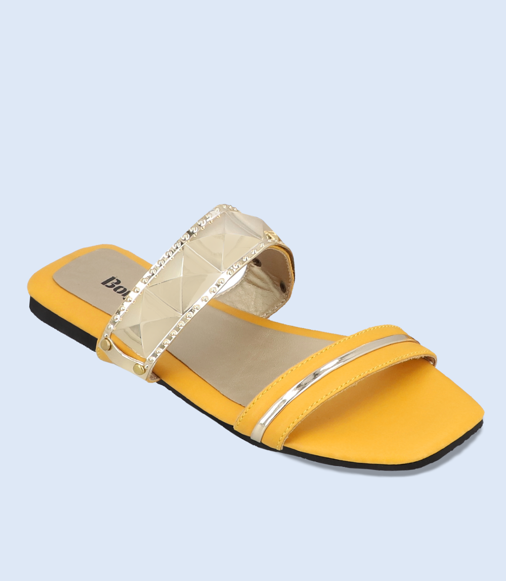 Mustard Women Casual Slipper