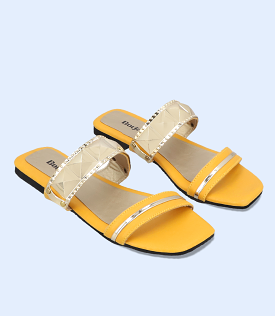 Mustard Women Casual Slipper