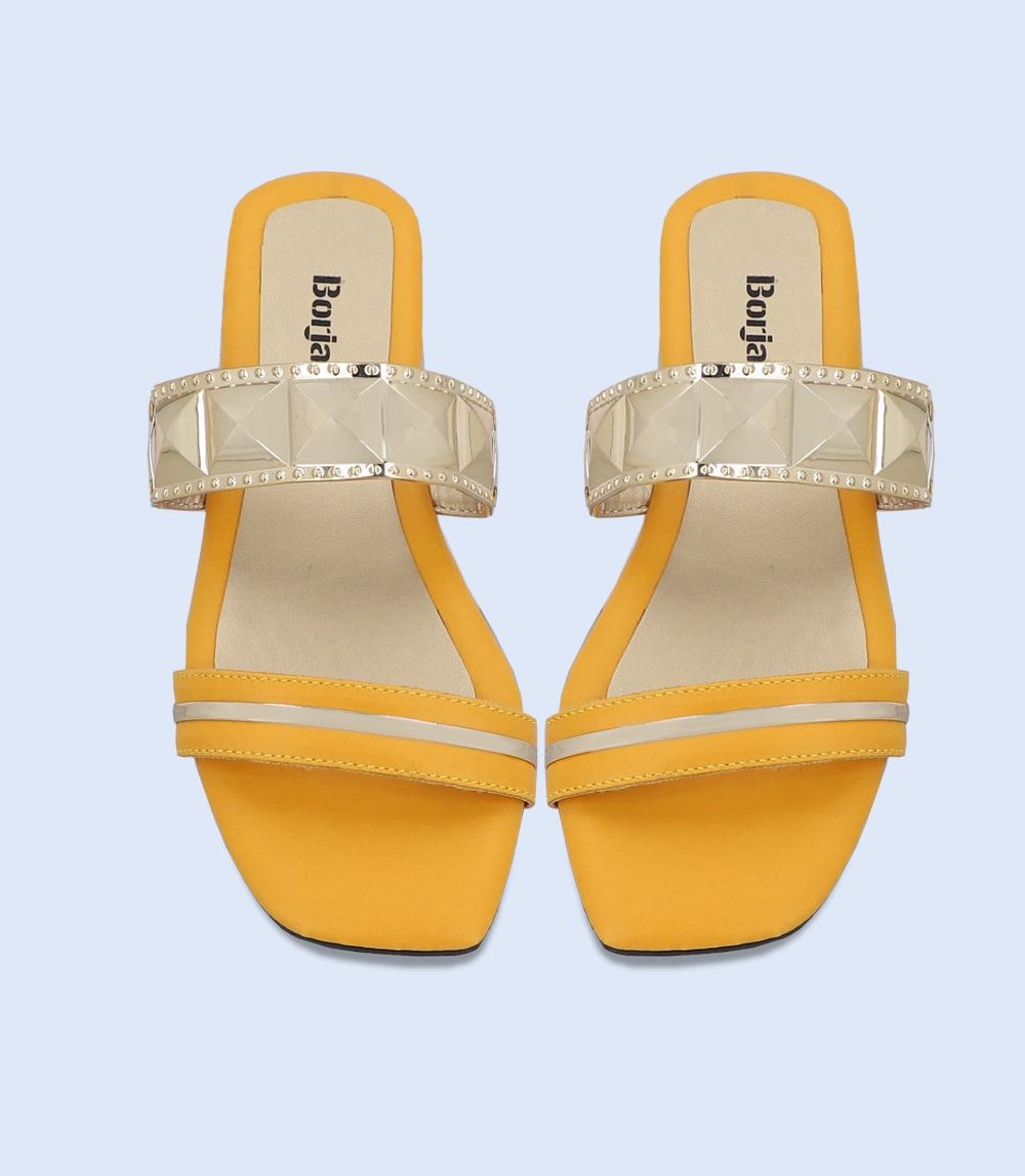 Mustard Women Casual Slipper