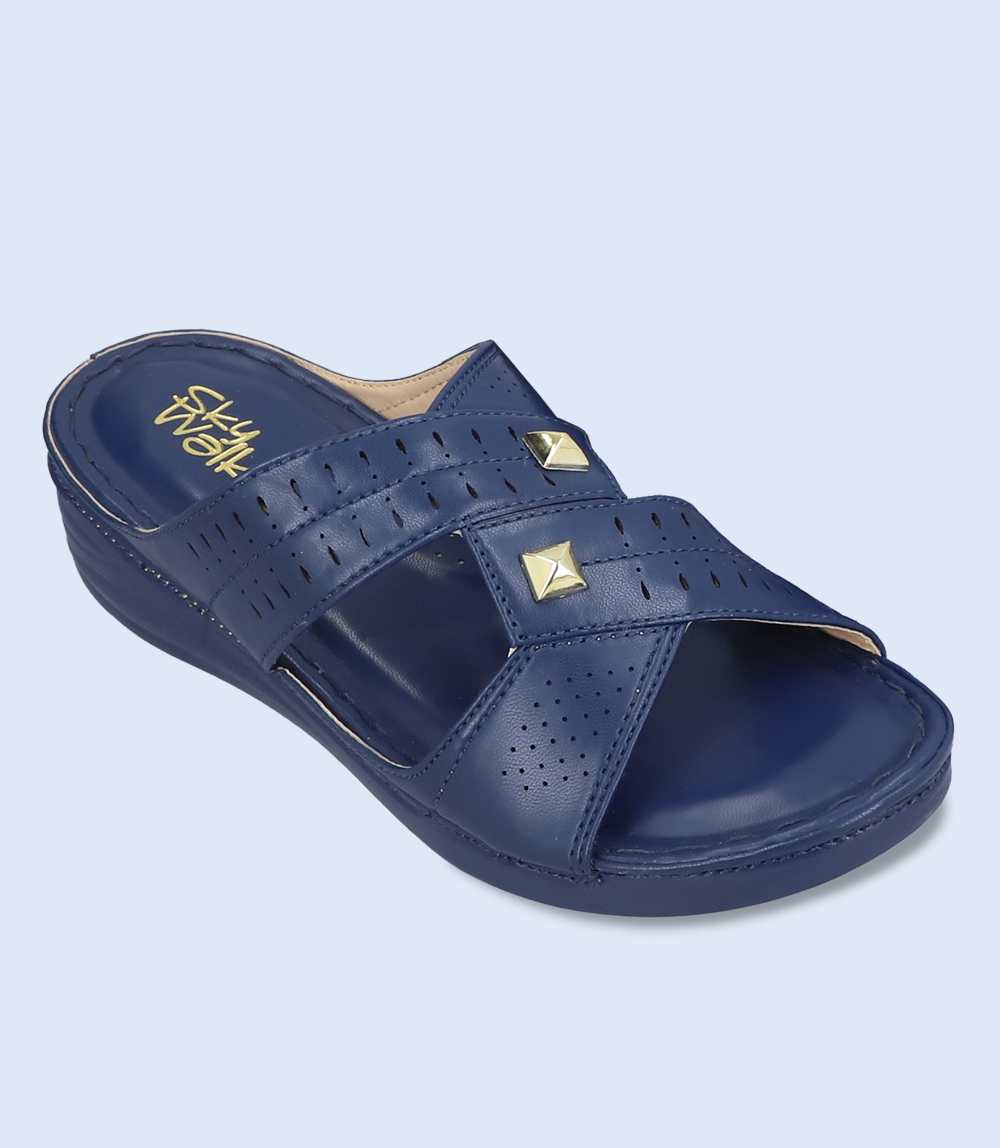 navy women casual slipper