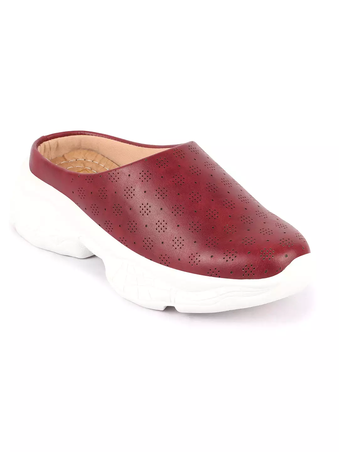 Open Back Slip On Mules - Women's Cherry Classic Design Shoes