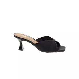 Open Toe Textured Mule BLV 003 - Open Toe Textured Mule Shoe