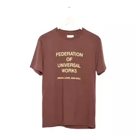 Organic Brown Tee - Universal Works Federation 26651