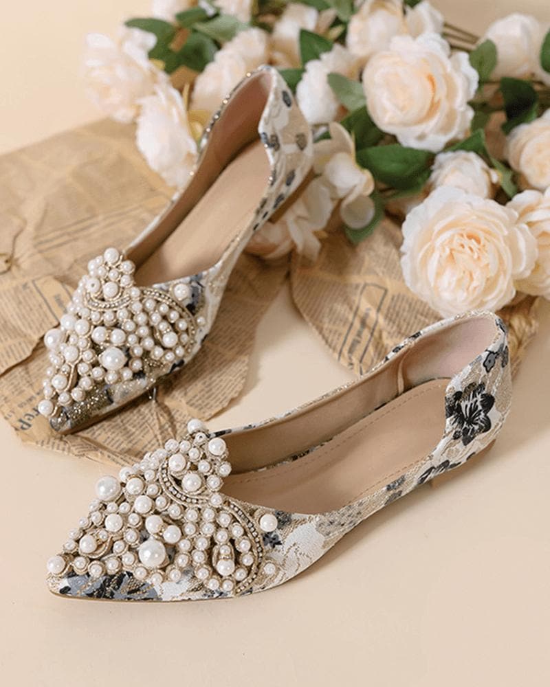 Pearl Flat Shoes