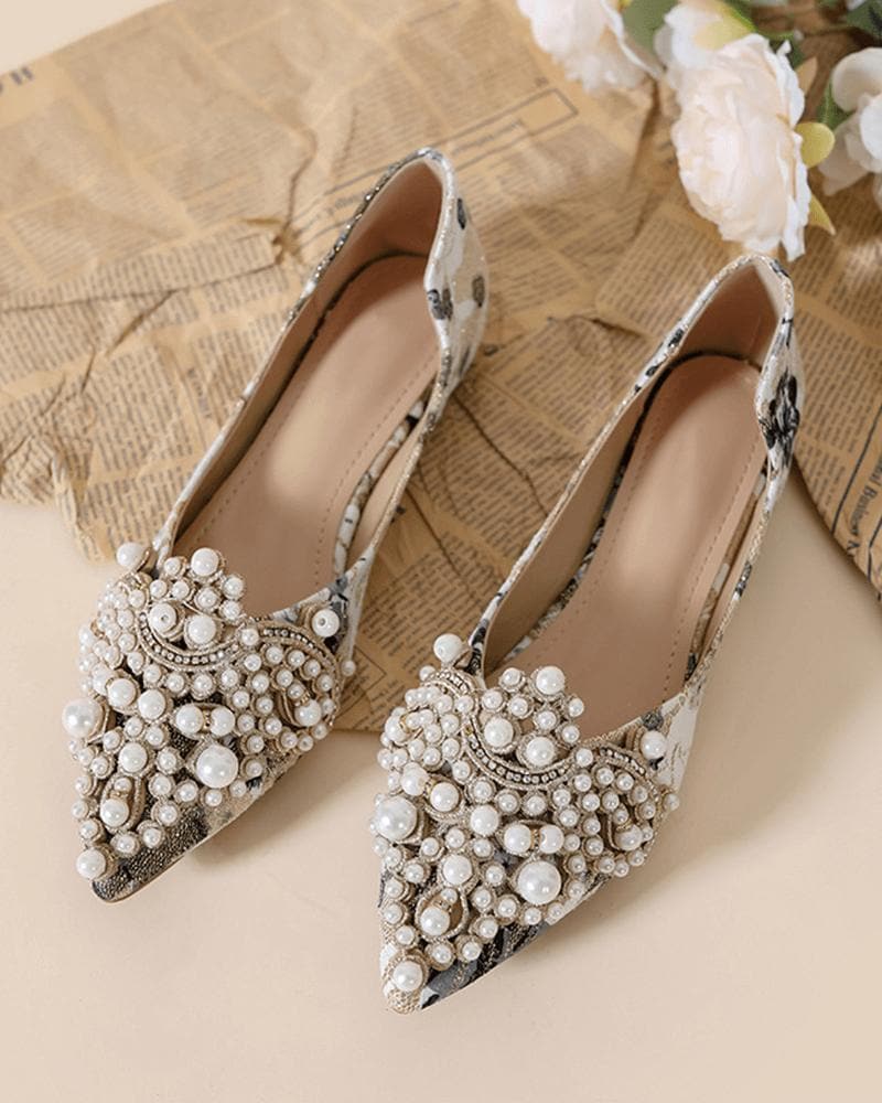 Pearl Flat Shoes