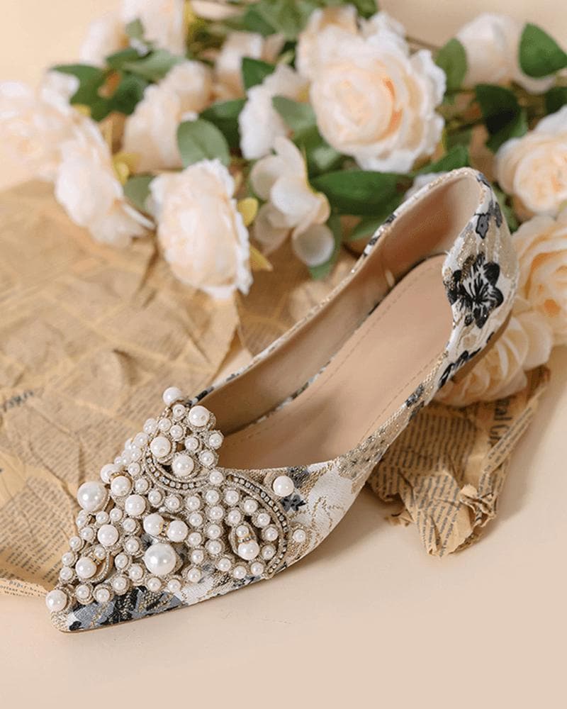 Pearl Flat Shoes