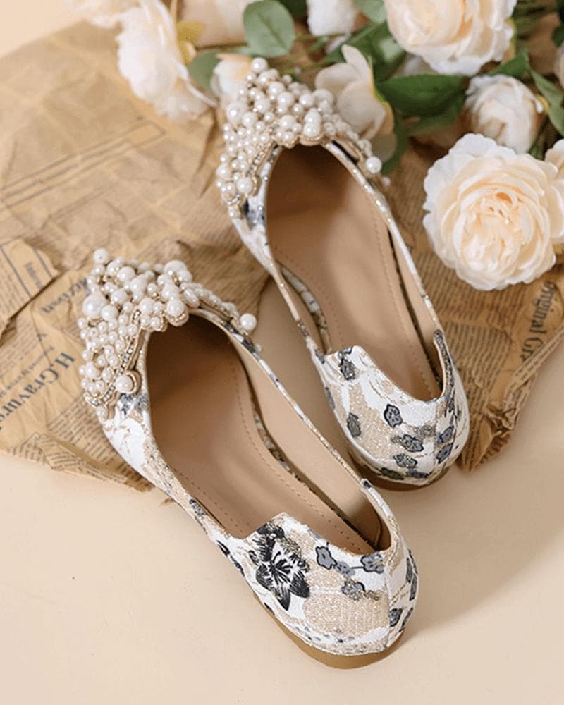 Pearl Flat Shoes