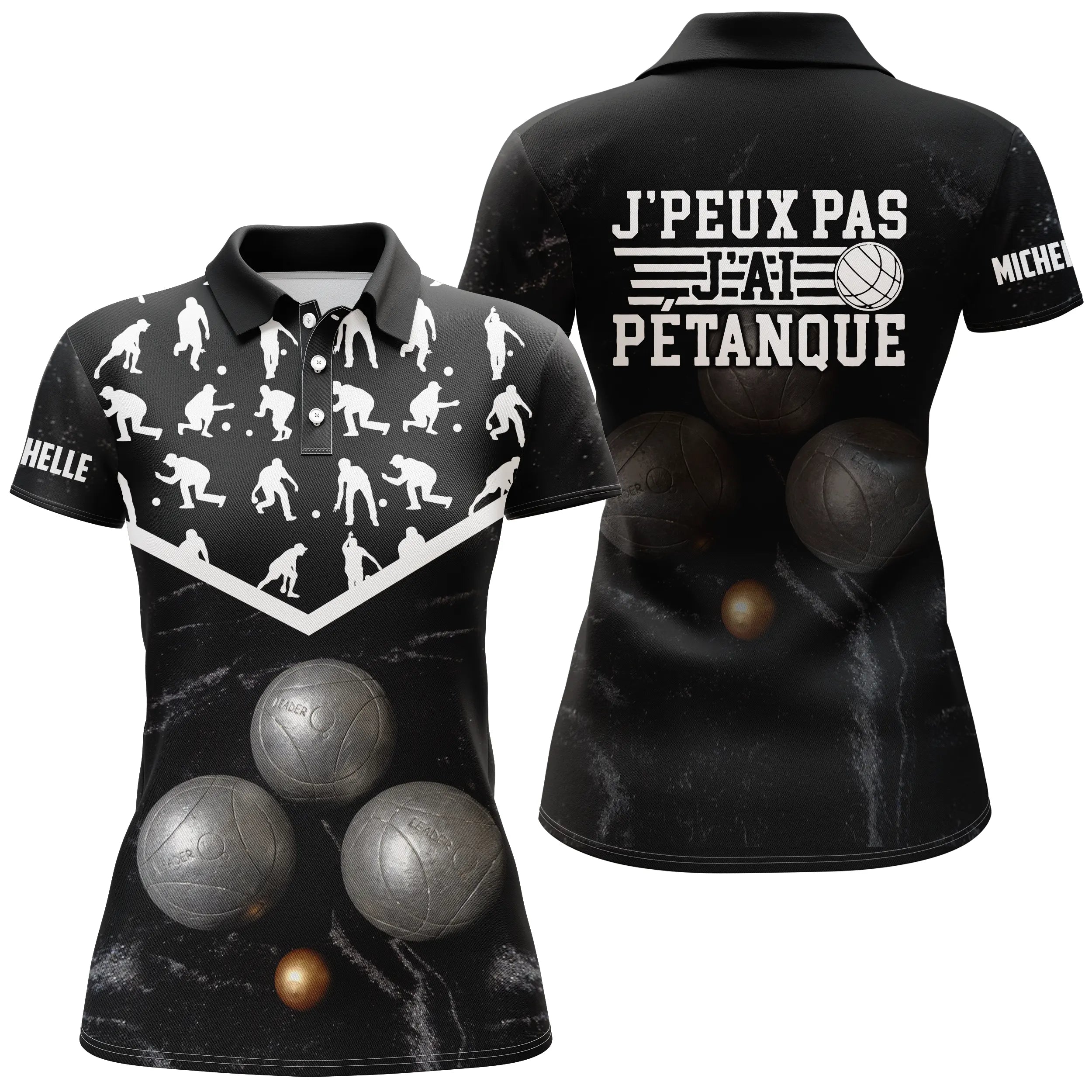 Petanque Polo Shirt for Men and Women, Funny Bouliste Gift, Can't Play Petanque - CT02122229