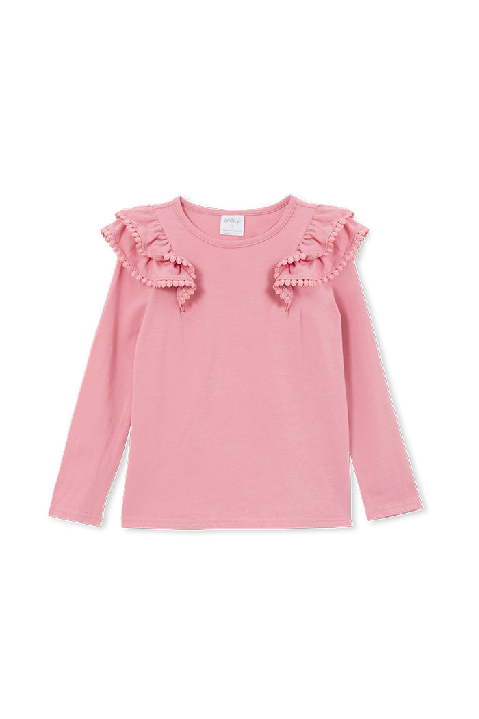 Pink Frill Tee