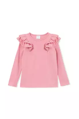 Pink Frill Tee