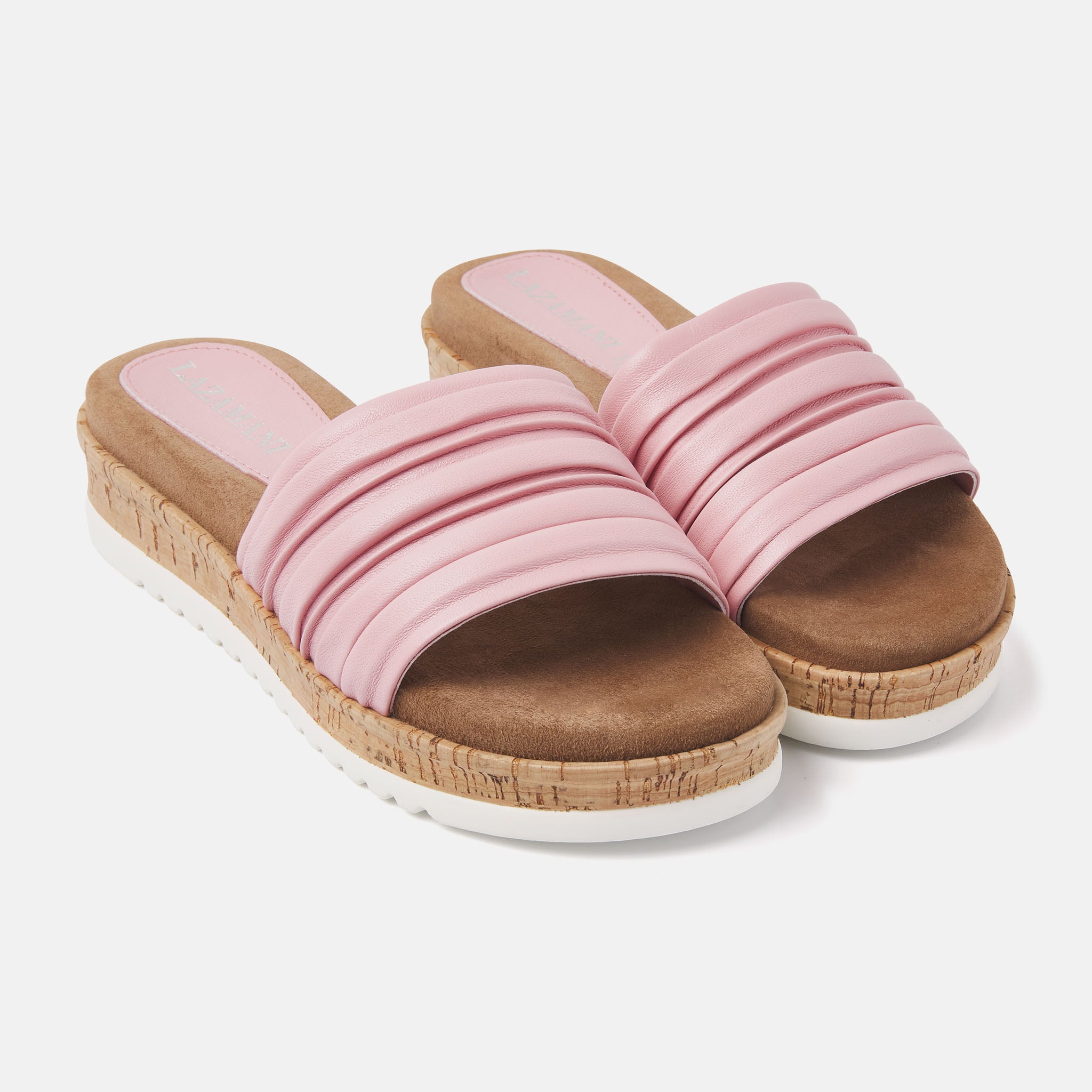 Pink ladies' slippers 75.303