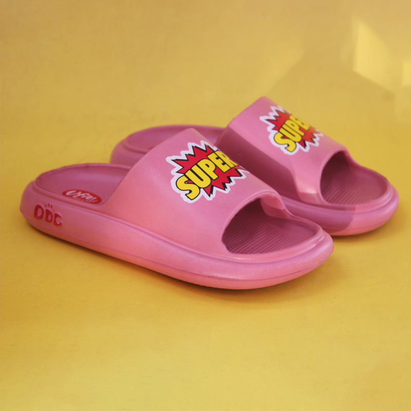 Pink Soft Slippers for Boys