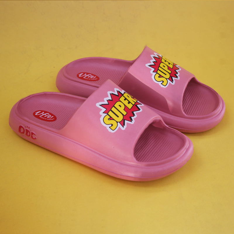 Pink Soft Slippers for Boys