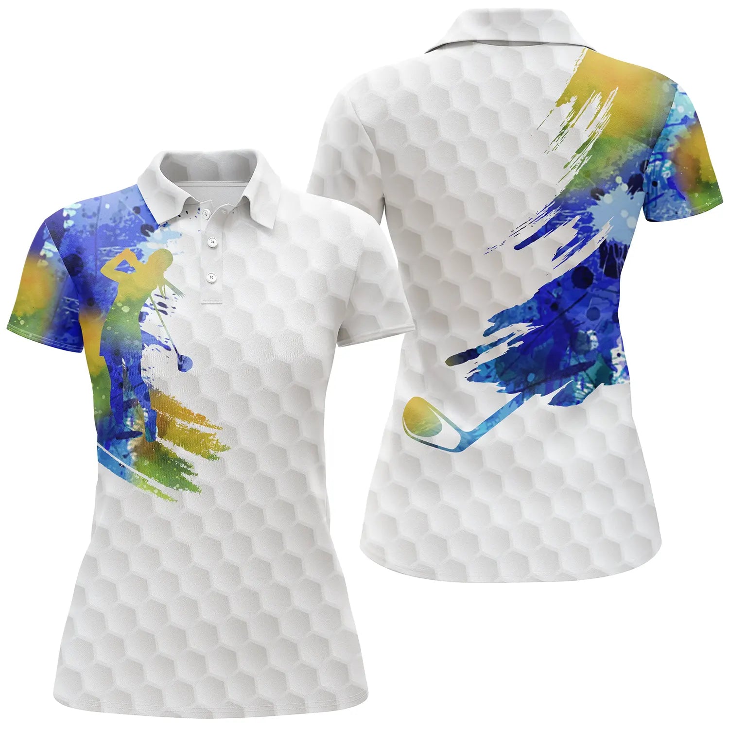 Polo Golf Aquarelle - Unique Ball and Golfer Design, Perfect Gift for Golf Enthusiasts - CT11072321