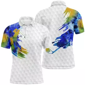 Polo Golf Aquarelle - Unique Ball and Golfer Design, Perfect Gift for Golf Enthusiasts - CT11072321