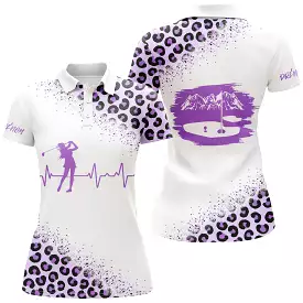 Polo Golf Femme, Golf Print and Golf Course Pattern - Perfect Gift for Golf Fan - CT12072317