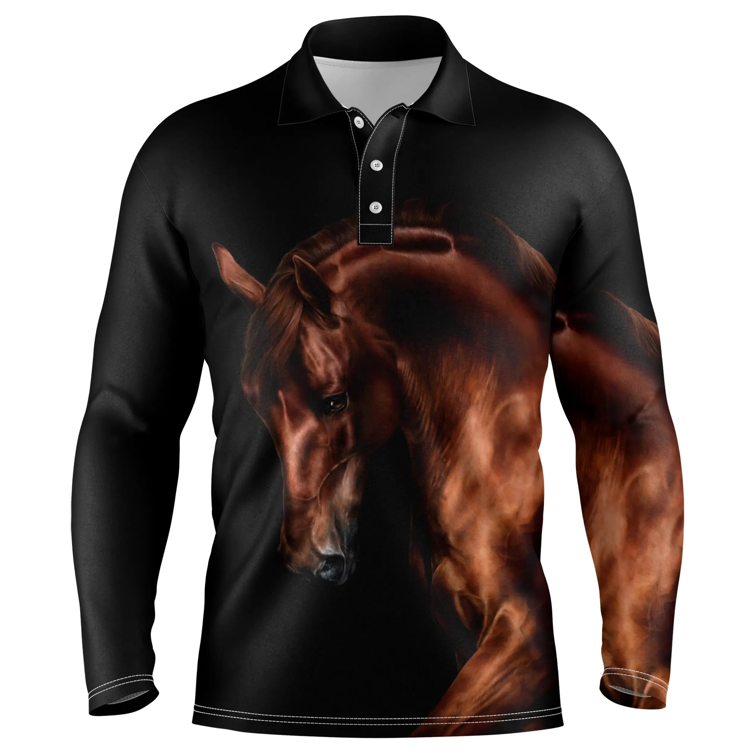 Polo équestre pour hommes et femmes, idée cadeau originale pour les amoureux des chevaux - CT24082221