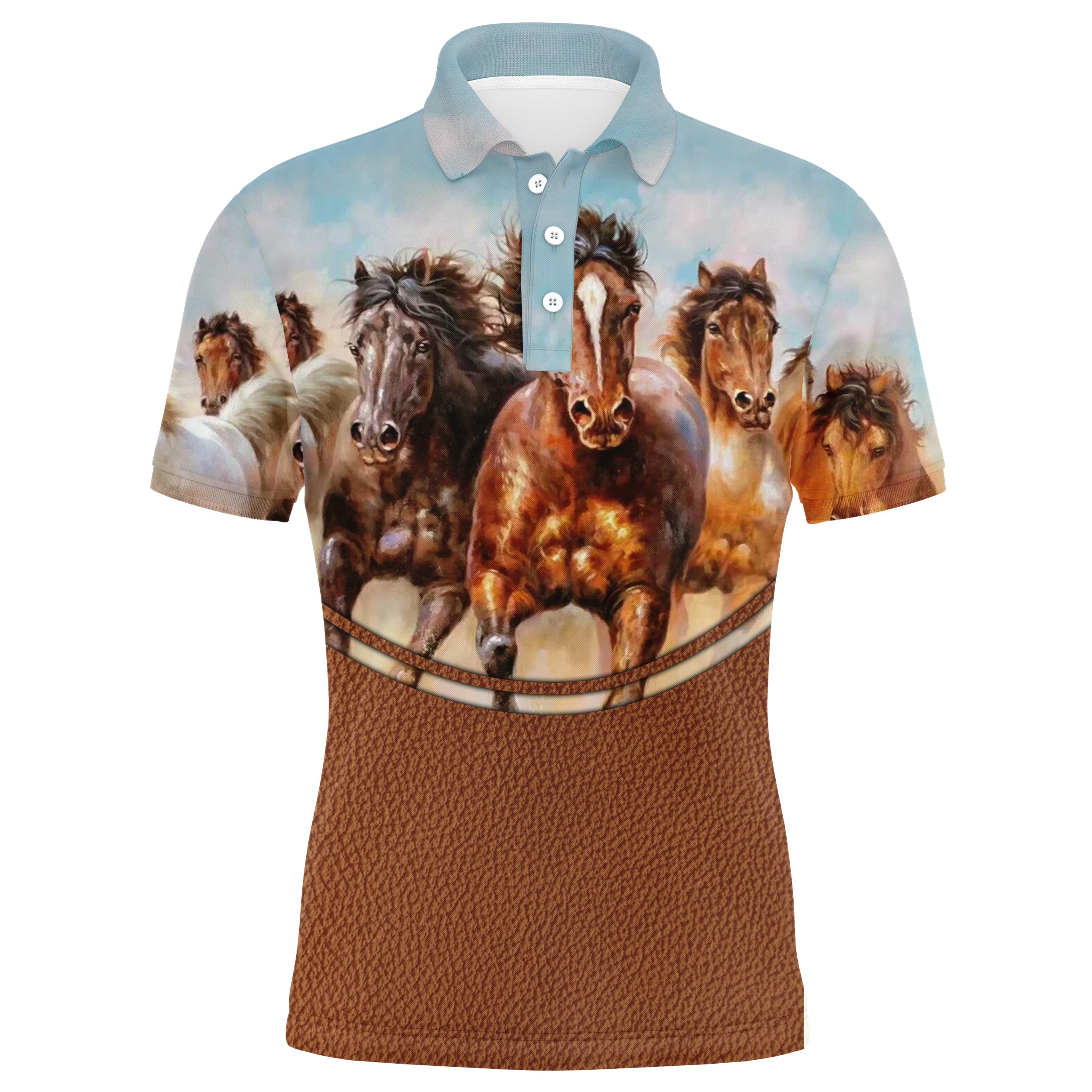 Polo équitation pour homme et femme, cadeau original pour les amateurs de chevaux - CT24082224