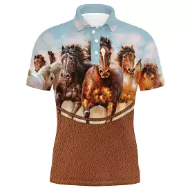 Polo équitation pour homme et femme, cadeau original pour les amateurs de chevaux - CT24082224