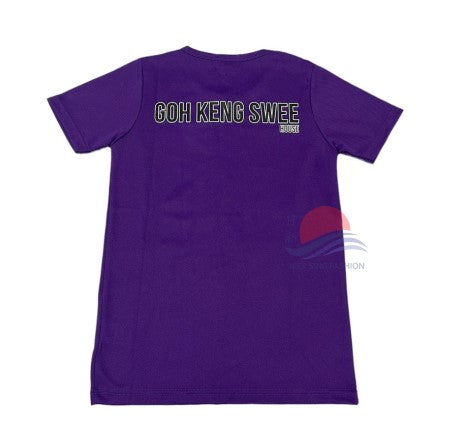 Purple EGSS PE Tee by Goh Kheng Swee