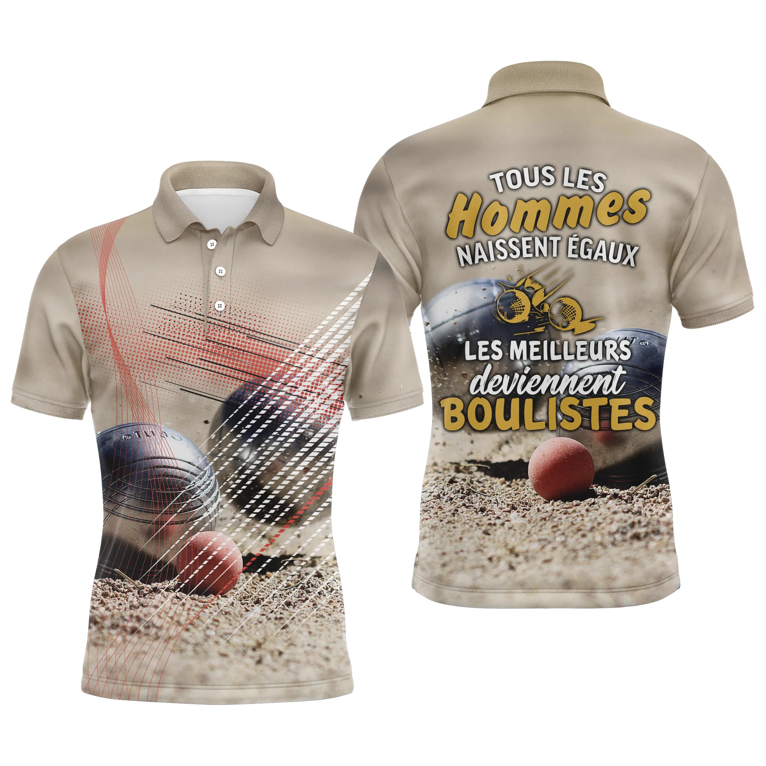 Pétanque Polo, Boules Gift, Top Boulists - CT31112229