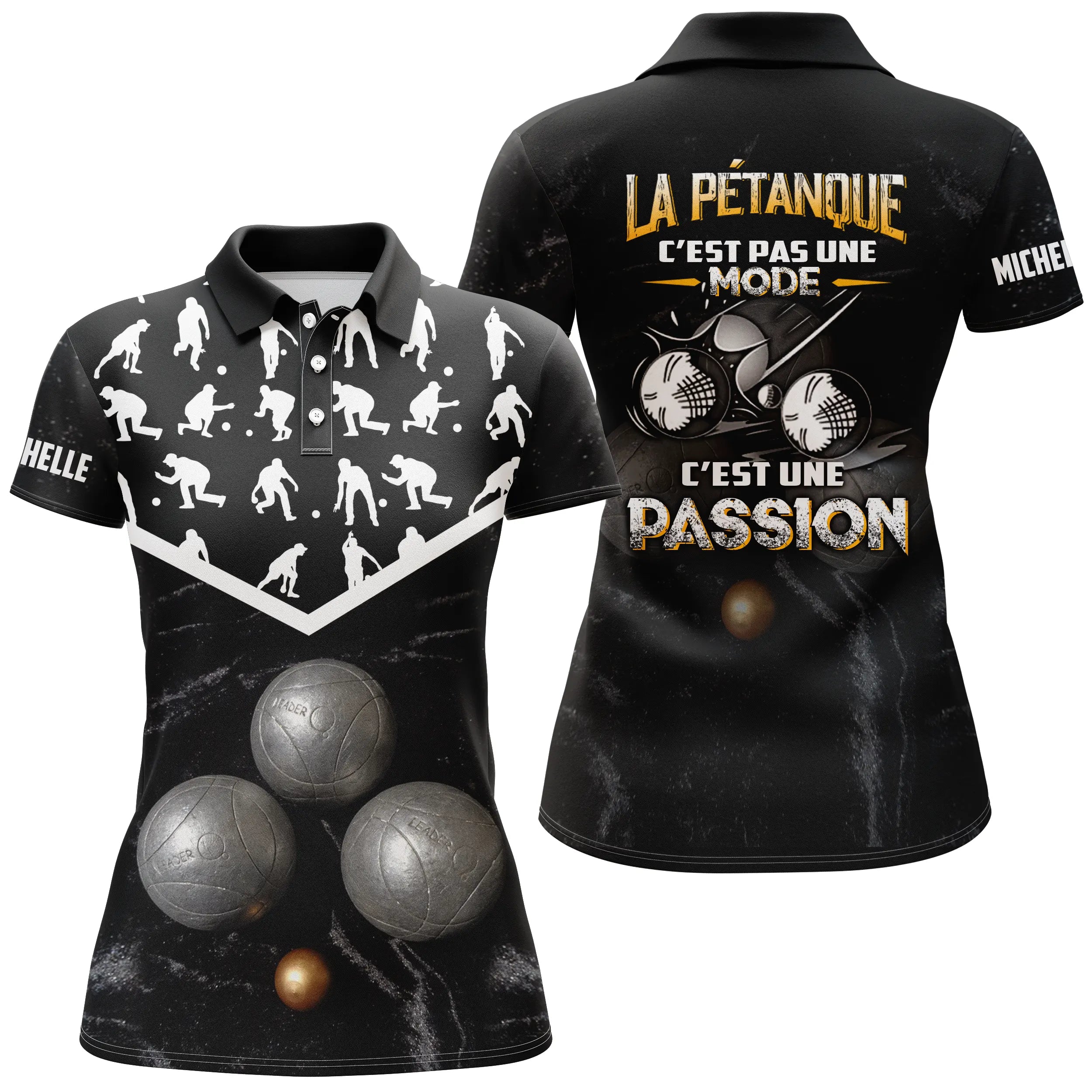 Pétanque Polo Shirt, Funny Boules Gift for Women and Men - CT02122230