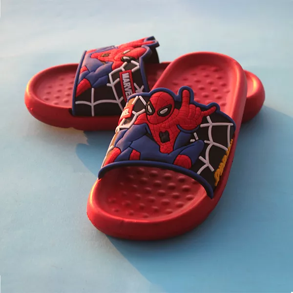 Red Kids Cozy Soft Slippers