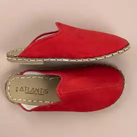 Red Men's Barefoot Slippers