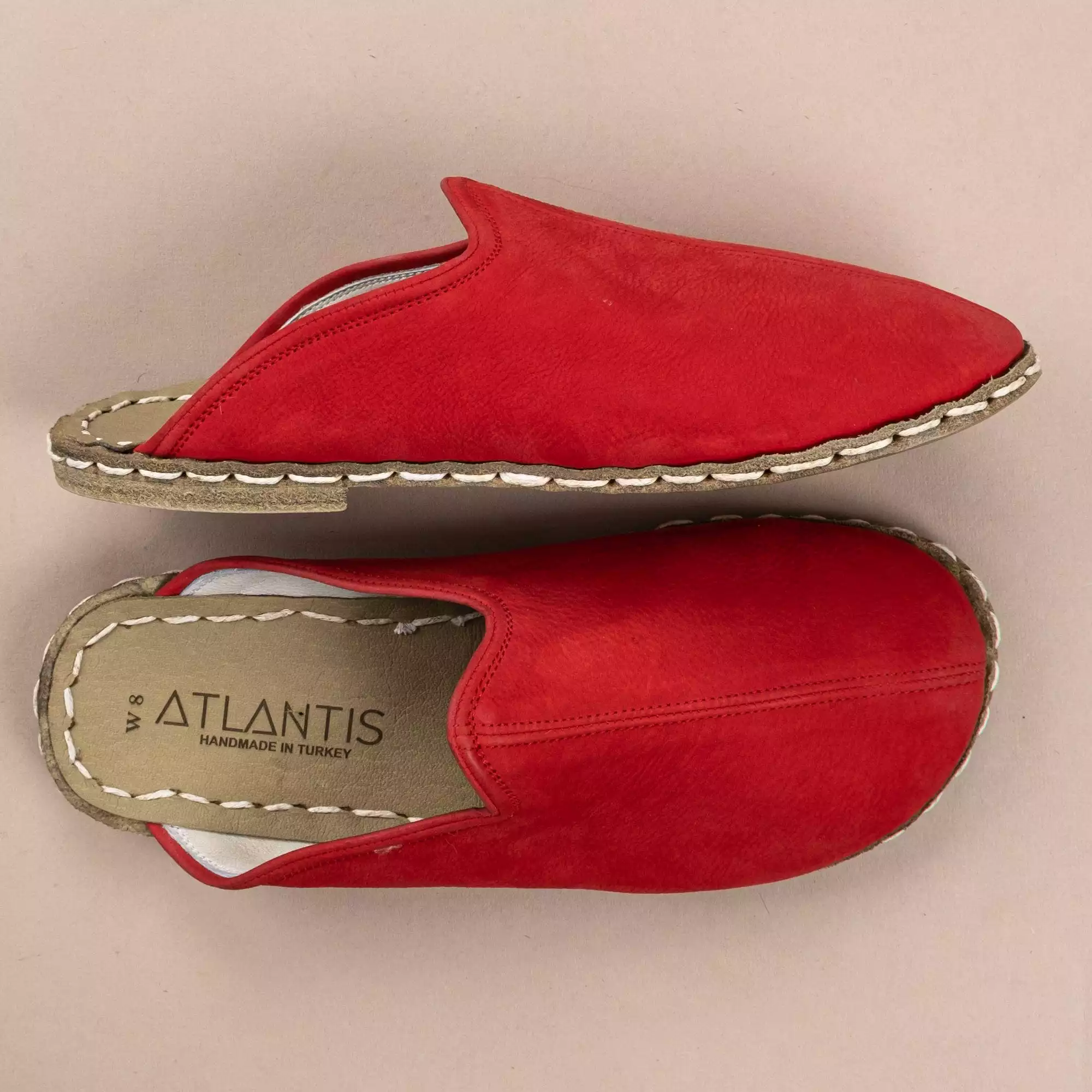 Red Women's Barefoot Slippers