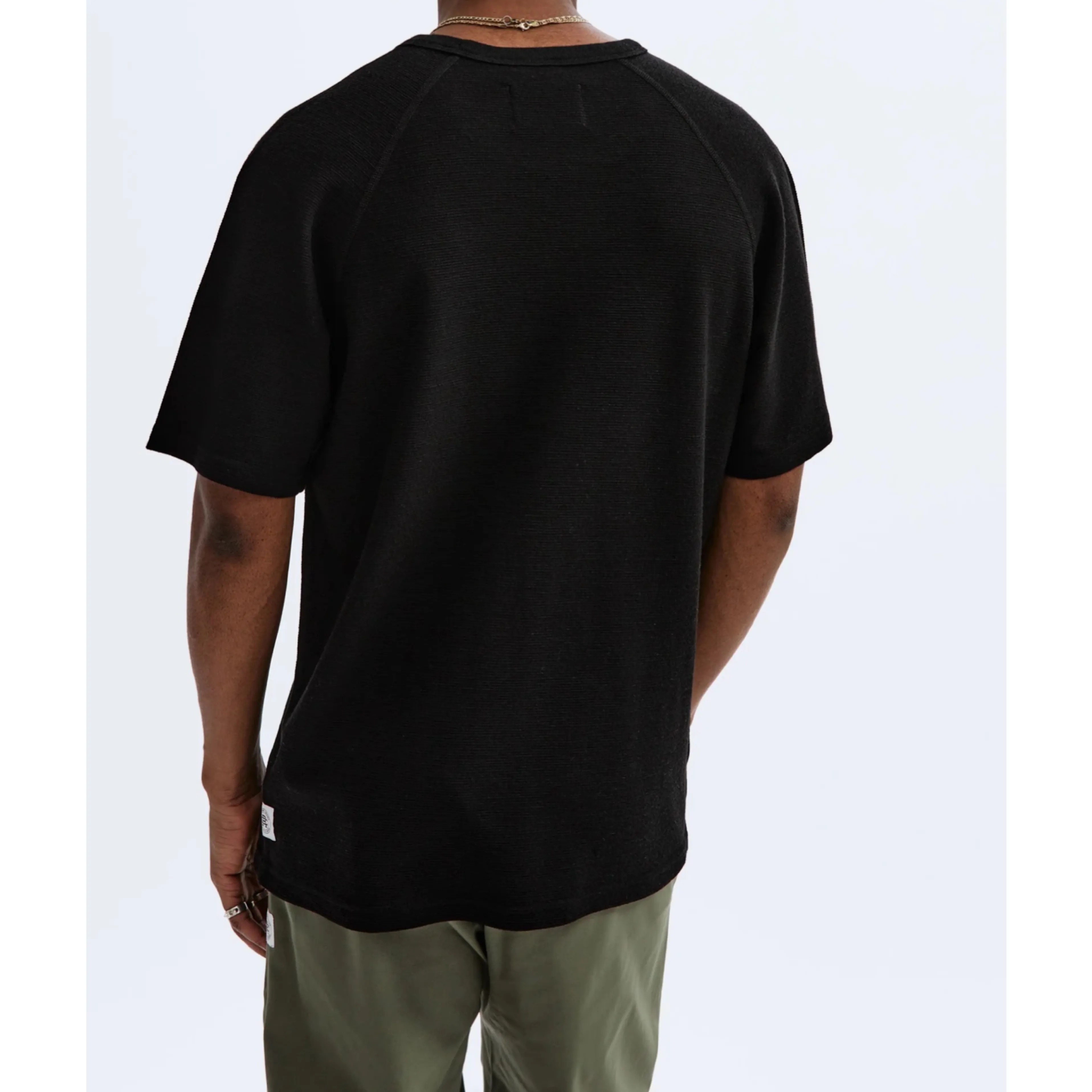 Reigning Champ Crew Neck Wool Street Style Short Sleeves Logo