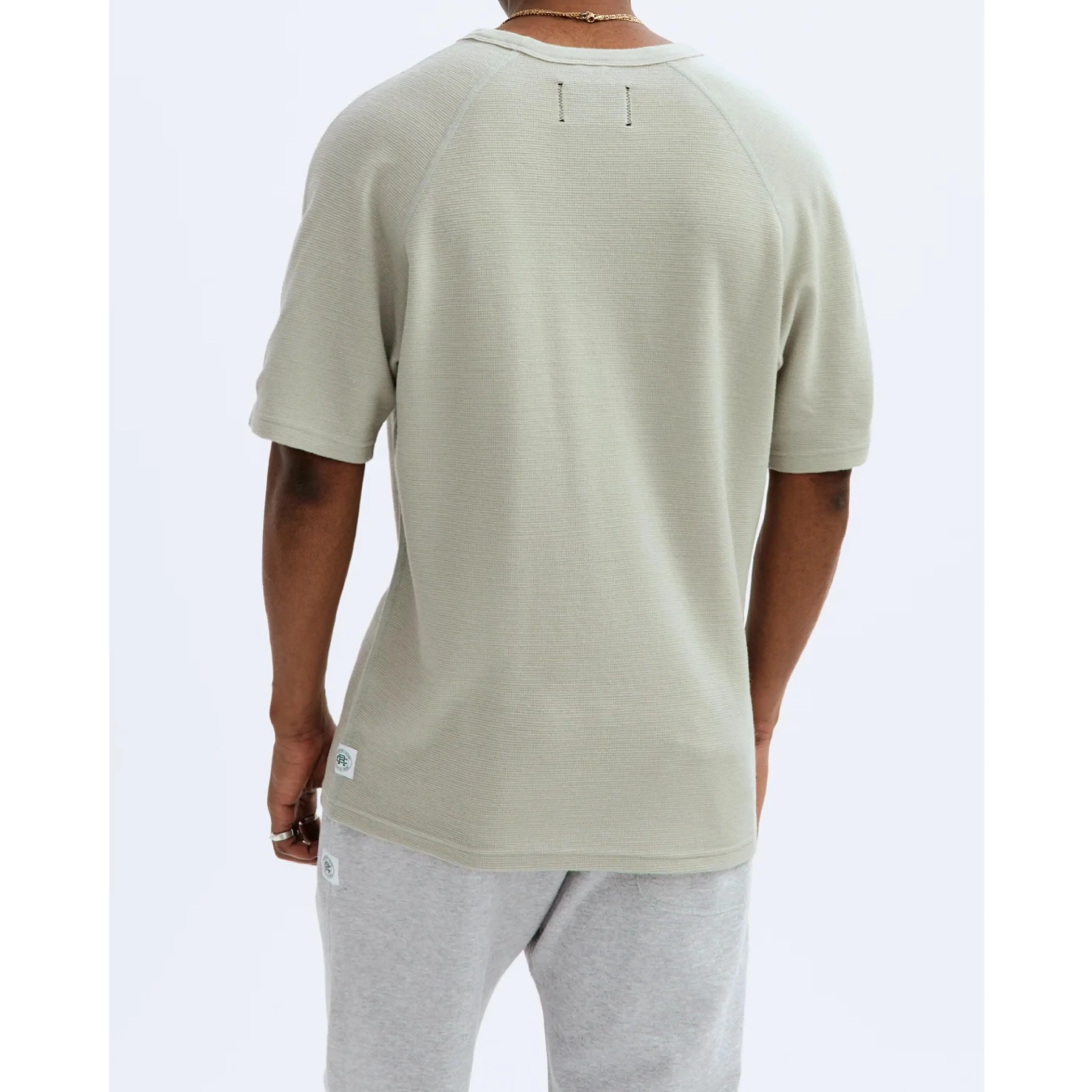 Reigning Champ Crew Neck Wool Street Style Short Sleeves Logo