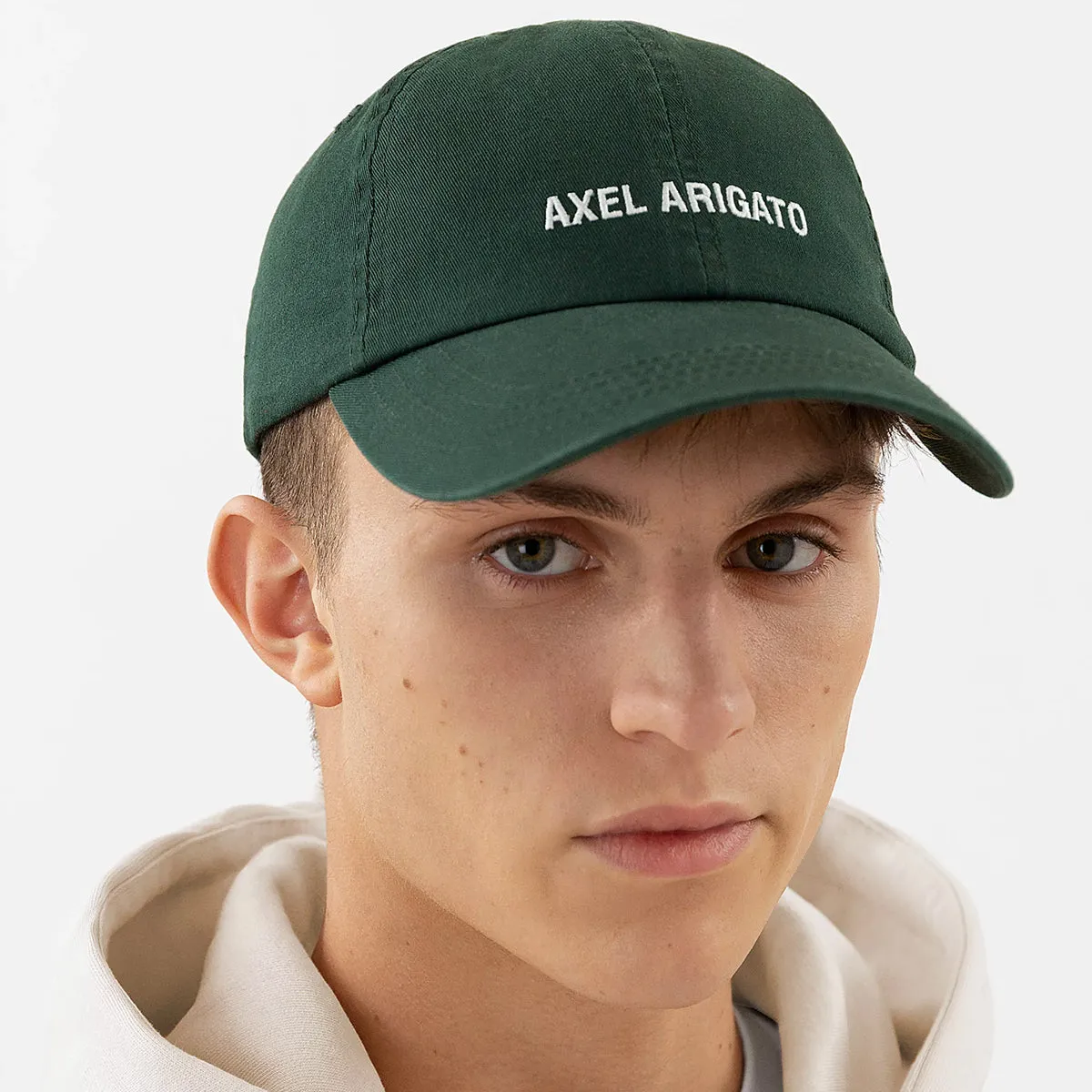 Result: Axel Arigato Washed Green Logo Cap