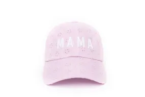 Rey to Z Baseball Hat - Mama in Wisteria Eyelet