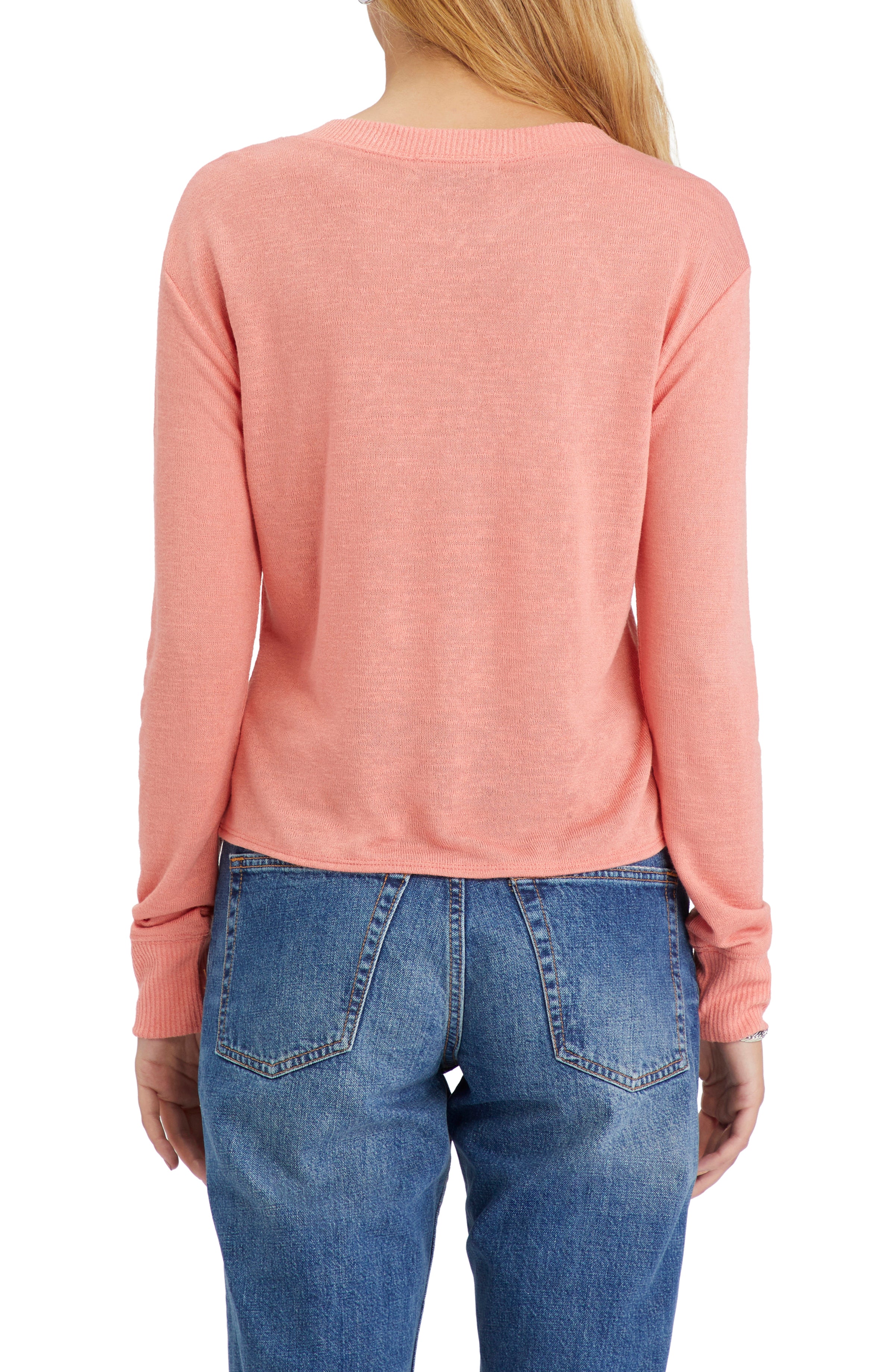 Sanctuary Women's Knotted Tee - Apricot - Buy Now