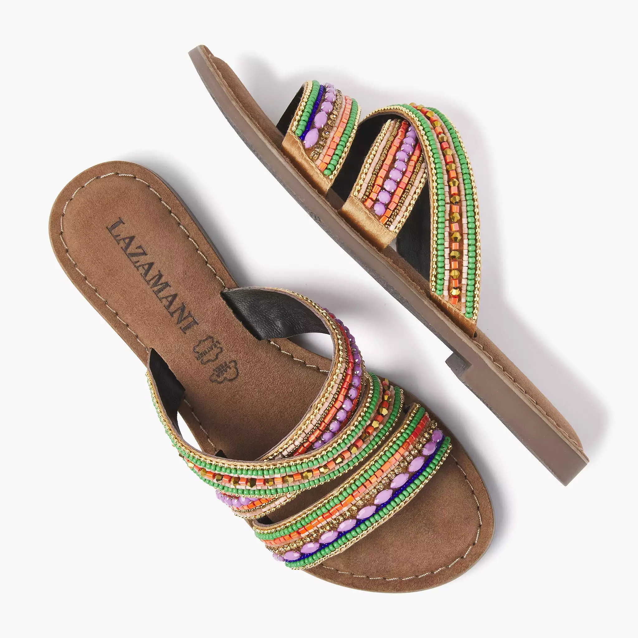 Slippers for women - Lilac Multi color, price 75.474