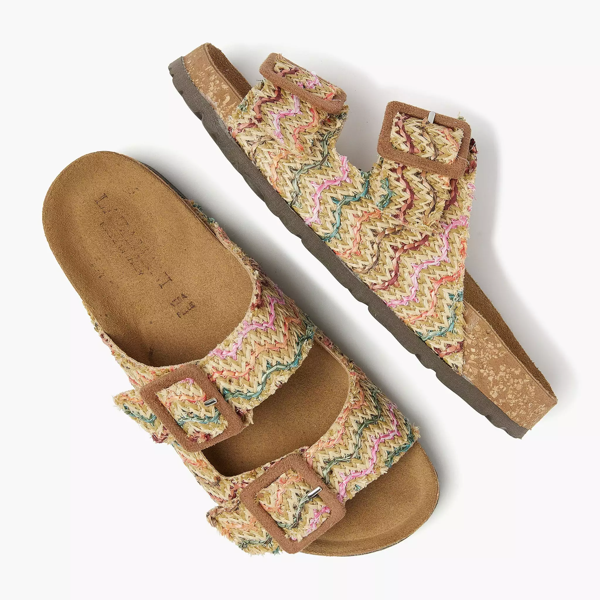 Sofia Raffia Women's Slippers Multicolor