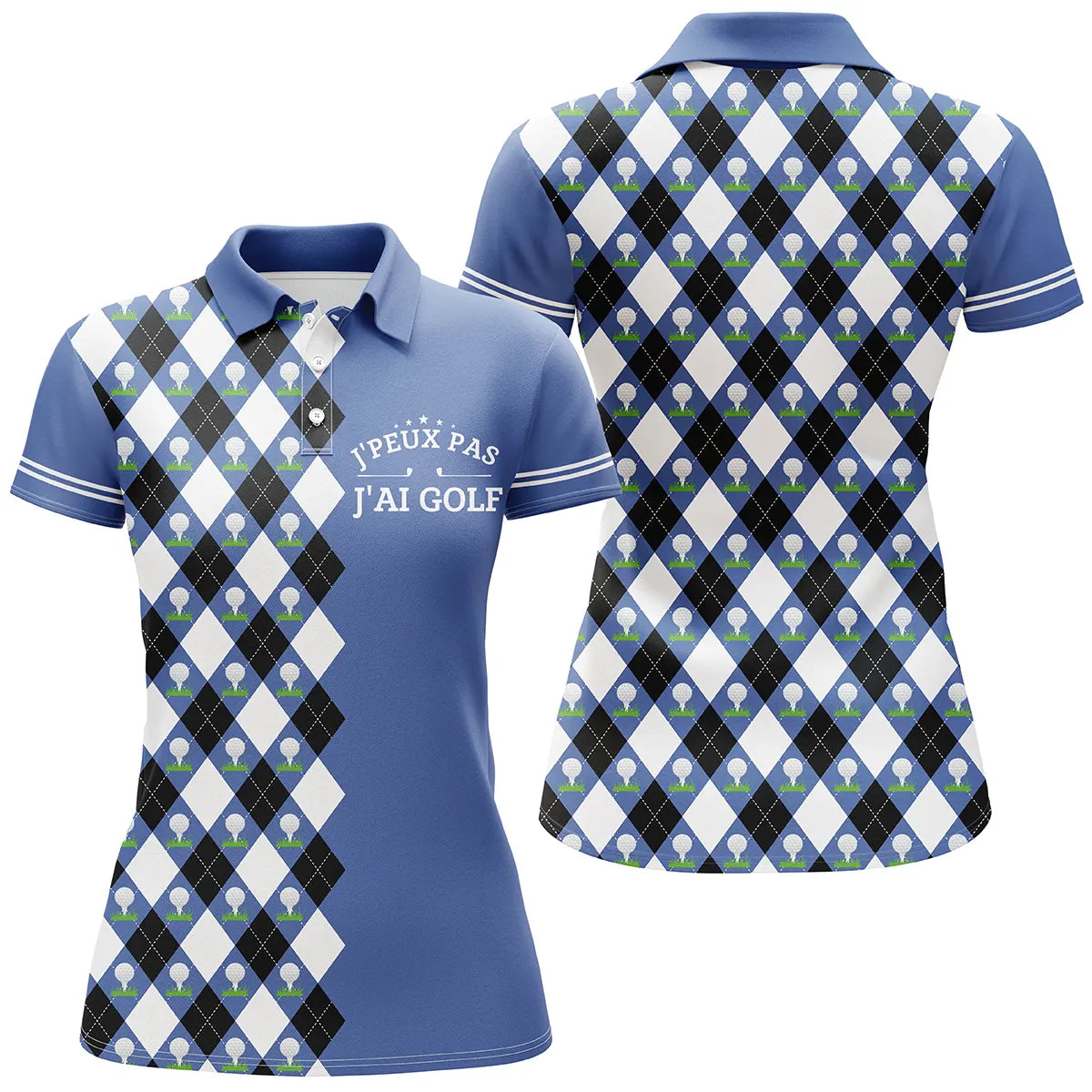 Sport Polo Homme Femme, Séchage Rapide, Polo Chiptshirts Golf, Cadeau Golfeur - CTS10052213