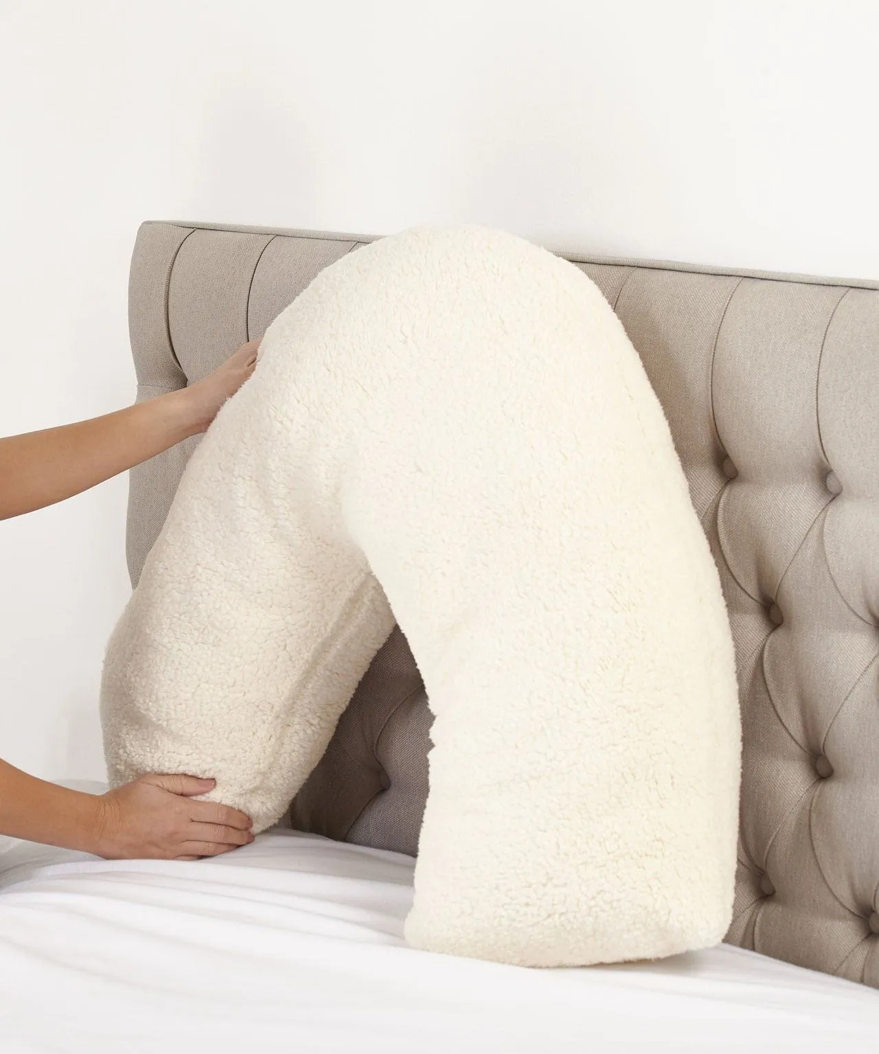 Supremely Soft Fleece V-Shape Pillow