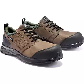 Timberland Pro Men's Reaxion Composite Toe Waterproof Work Shoe Brown