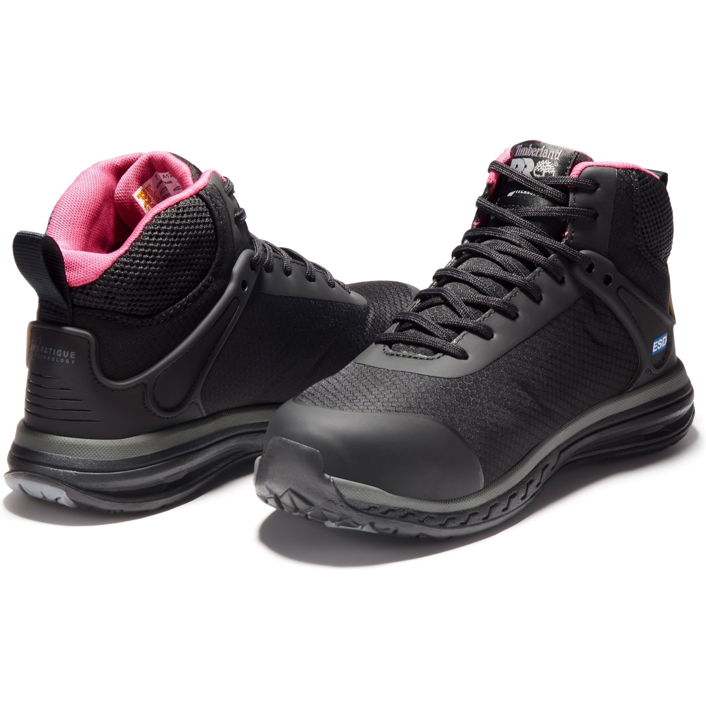 Timberland Women's Drivetrain Comp Toe Work Shoe Black TB1A1Z4P001