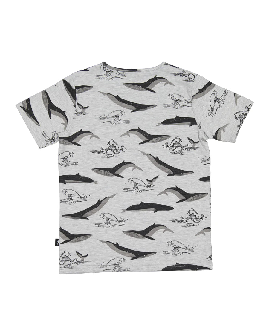 tropical whale t-shirt