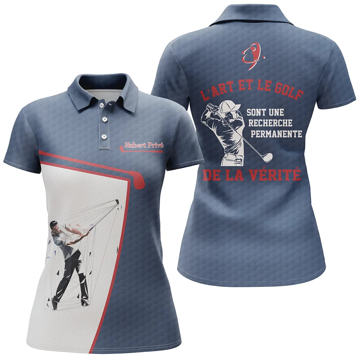 Unique Golf Gift Golfer Golfer, Golf Fan, Personalized Sport Polo Men Women, Quick Dry Polo, Art and Golf S.