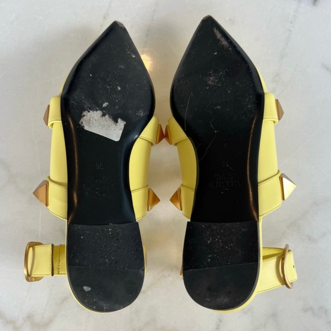 Valentino Rockstud Ballerina Flats