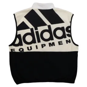 Vintage Adidas Equipment Fleece Gilet in Size S