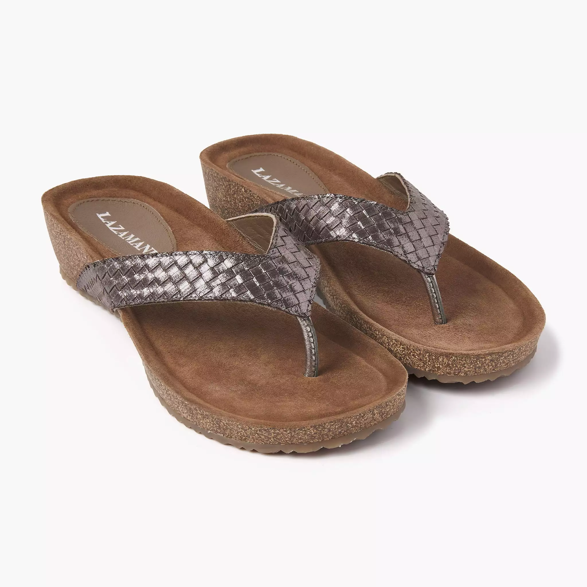 Vivian Pewter Dames Slippers